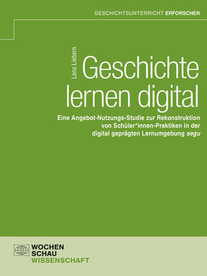 cover image of Geschichte lernen digital
